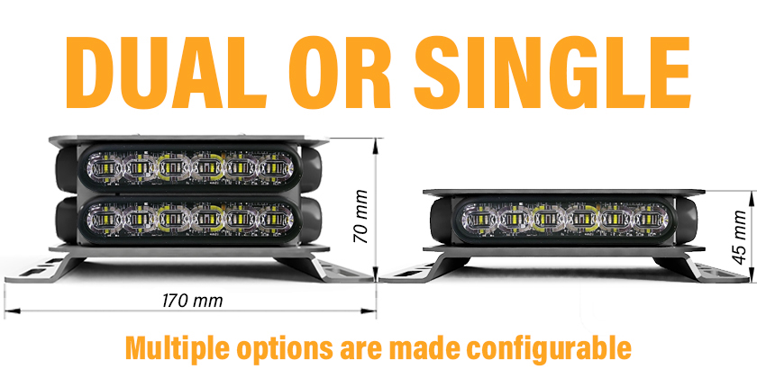 Dual or single lights